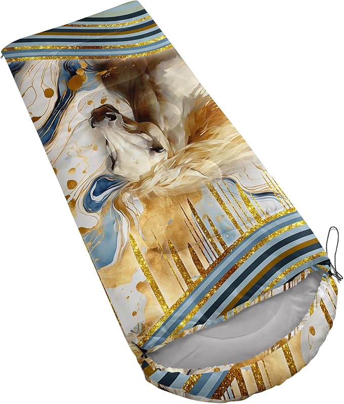 AILONEN Boys Sports Camping Sleeping Bags,Lightweight & Waterproof,3 Season Warm & Cool Weather,Black Player Basketball Sleeping Bags for Kids Adults,Travelling,Outdoors