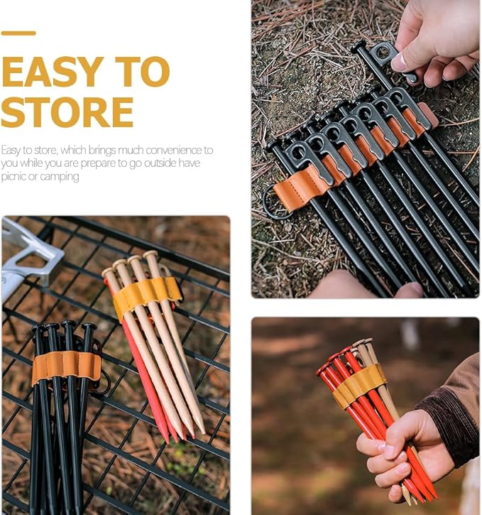 Beavorty 2pcs Nail Chain Storage Bag Outdoor Tent Camping Accessories Outdoor Camping Accessories Tent Nail Storage Bag Tent Pegs Chain Tent Stakes Organizer Portable Tent Sleeve Hook up