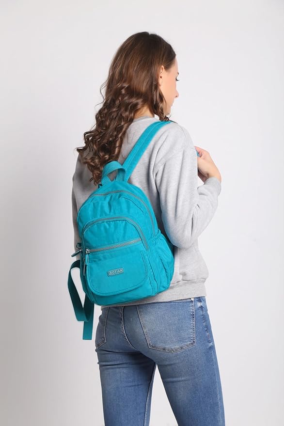 AOTIAN Mini Nylon Women Backpacks Casual Lightweight Small Daypack for Girls