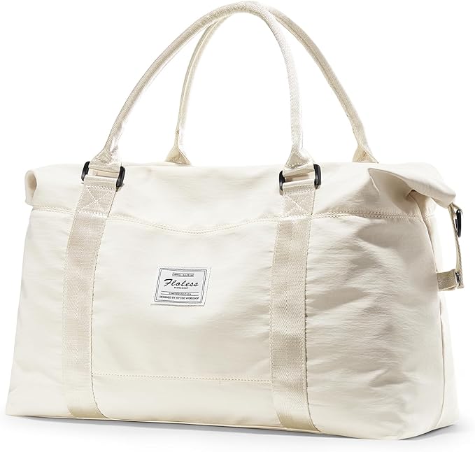 Travel Duffel Bag,Sports Tote Gym Bag,Shoulder Weekender Overnight Bag for Women