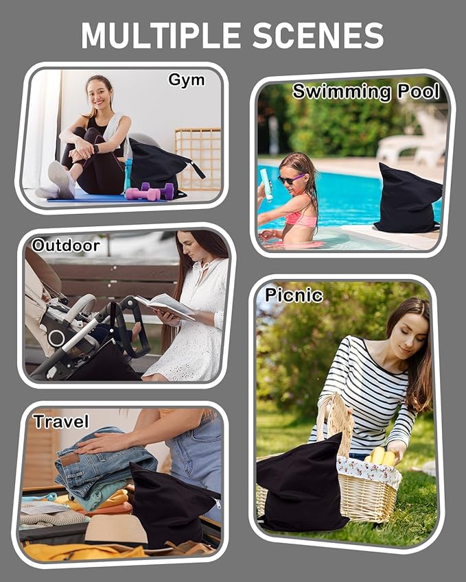 babygoal Waterproof Dry Bag and Wet Bag, Roll Top Waterproof 2L Backpack Sack for Travel,Swimming,Kayaking, Beach, Rafting, Boating, Hiking, Camping and Fishing 2WLL06-B