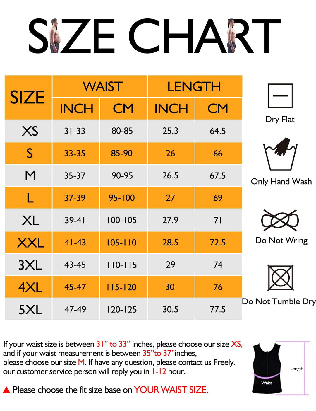 NonEcho Men Sauna Vest Hot Sweat Waist Trainer Corset Neoprene Tank Top Shapewear Slimming Shirt Workout Suit