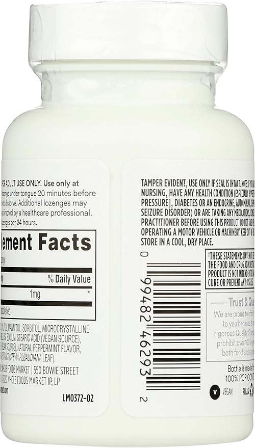 365 Everyday Value, Melatonin Lozenges 1mg, Peppermint Flavor, 60 Count