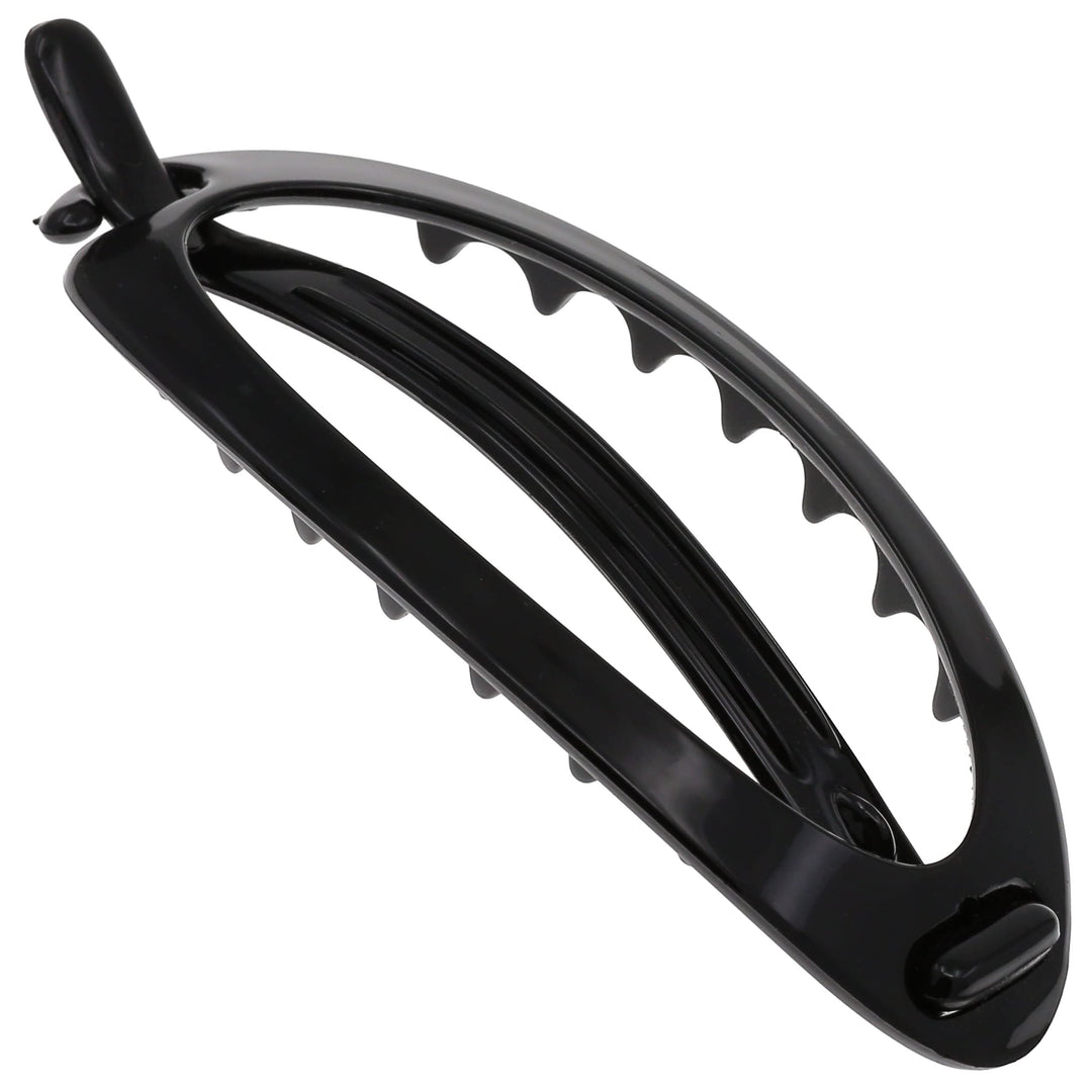 Camila Paris Cp2317 French Hair Barrette Clip, Flexible Ponytail Holder No Metal Parts, Strong Hold Grip Hair Clips For Women, N