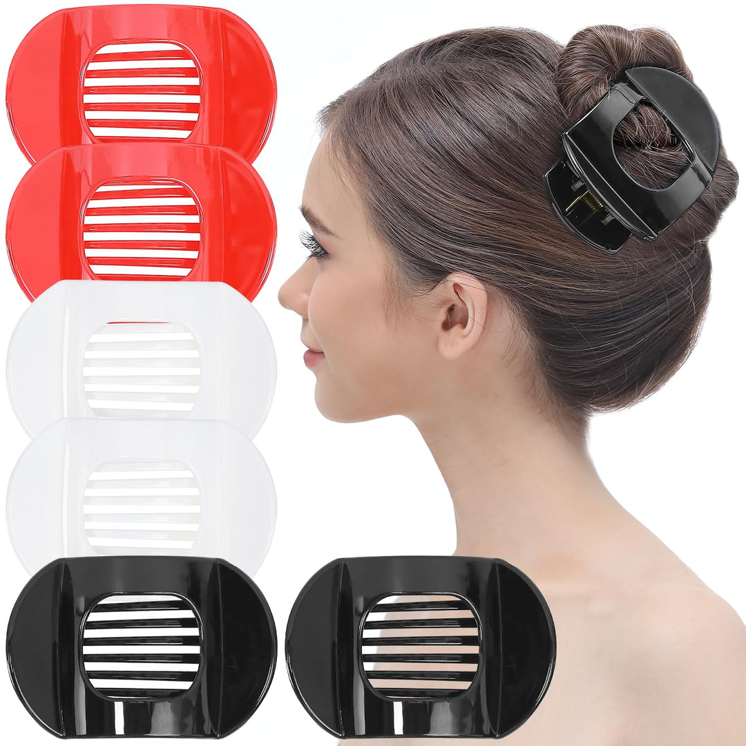 RC ROCHE ORNAMENT Womens Strong Grip Square Clutch Clip No Slip Hair Accessory Clip Large-Holiday Special