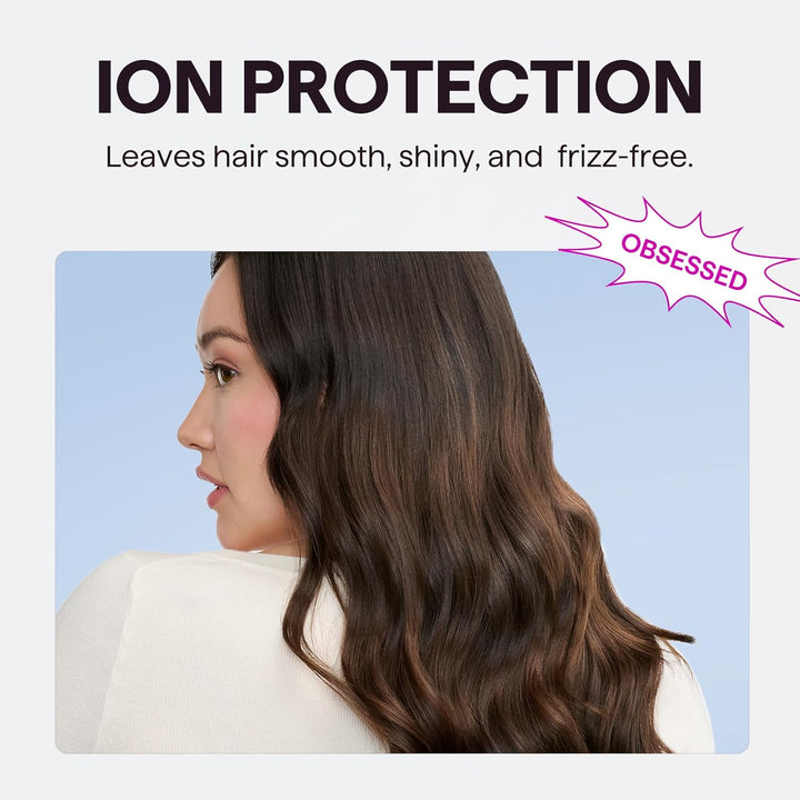 Wavytalk 1875W Ionic Hair Dryer | Diffuser & Comb for Curly Hair | Green