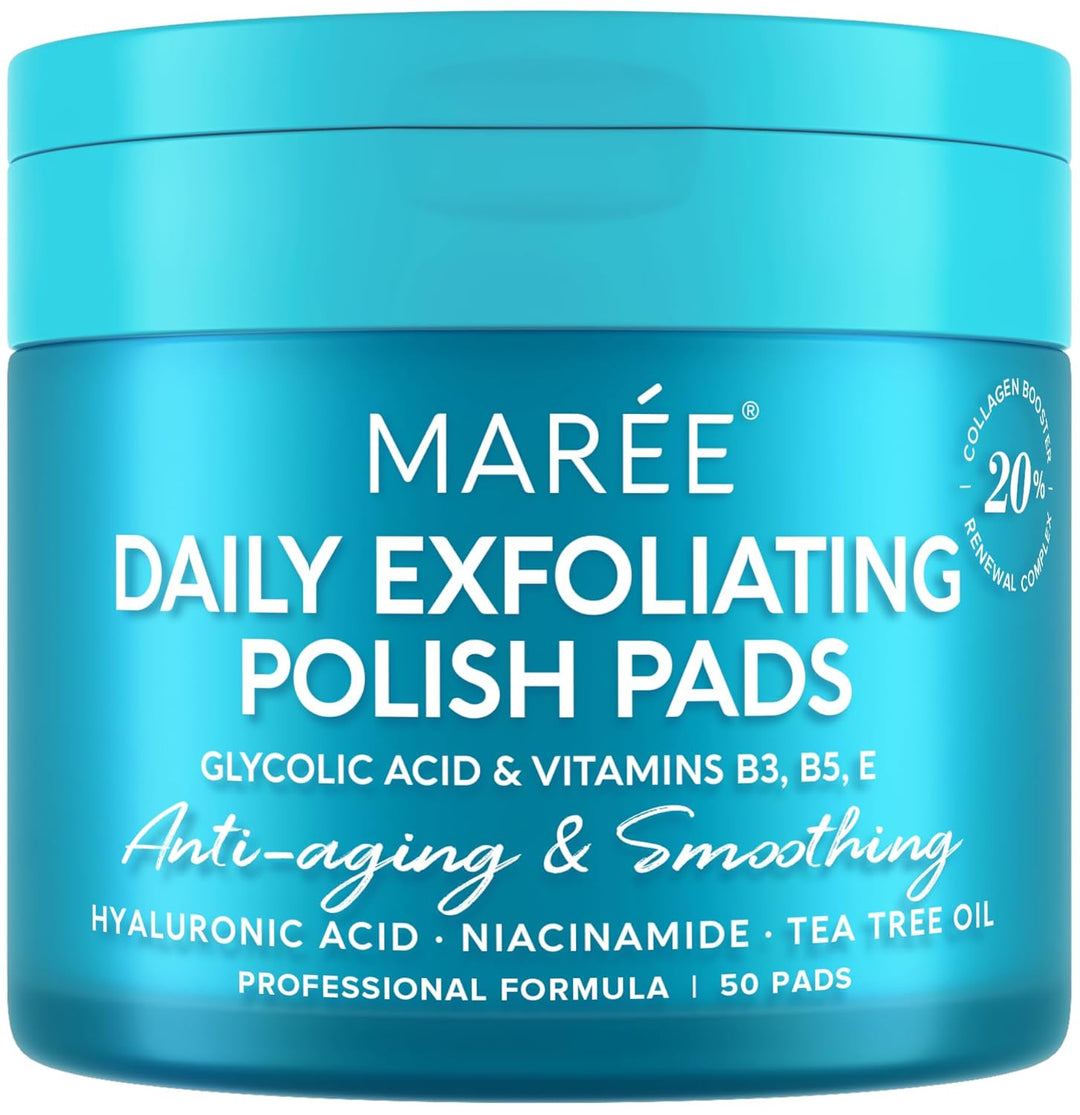 Collagen Toner Pads with Retinol | Hydrating Anti-Aging Wipes for Skin