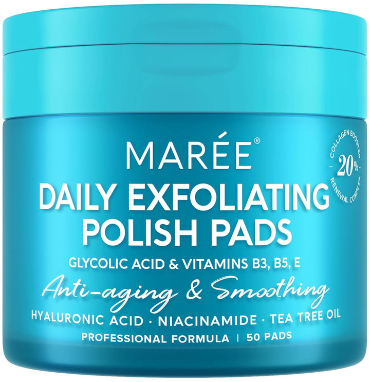 Collagen Toner Pads with Retinol | Hydrating Anti-Aging Wipes for Skin