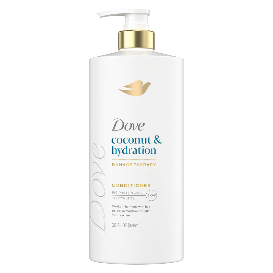 Dove Conditioner Coconut & Hydration for Dry Hair with Bio-Protein Care Technology and Coconut Oil 28 Fl Oz