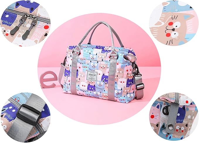 Travel Duffle Bag Weekender Overnight Gym Tote with Dry and Wet Separated Pocket for Women Girls Shoulder Workout Duffel Bag Water Resistant (leopard print)