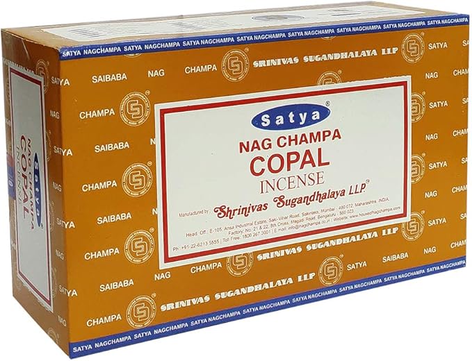 Copal Incense Sticks and Incense Stick Holder Bundle Insence Insense Satya Incense