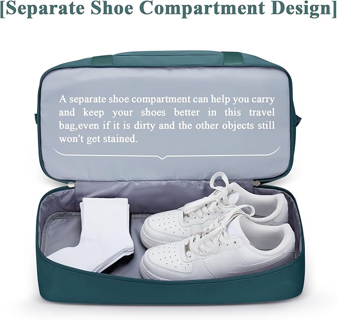 Travel Duffel Bag,Sports Tote Gym Bag,Shoulder Weekender Overnight Bag for Women