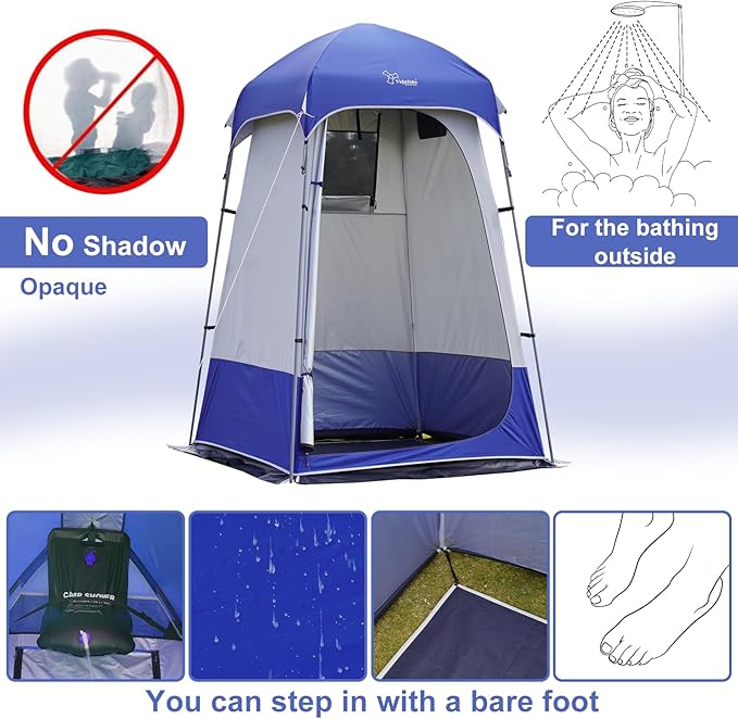 Outdoor Shower Tent Changing Room Privacy Portable Camping Shelters
