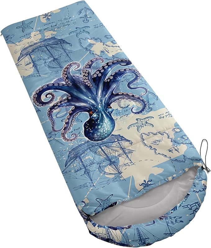 AILONEN Boys Sports Camping Sleeping Bags,Lightweight & Waterproof,3 Season Warm & Cool Weather,Black Player Basketball Sleeping Bags for Kids Adults,Travelling,Outdoors