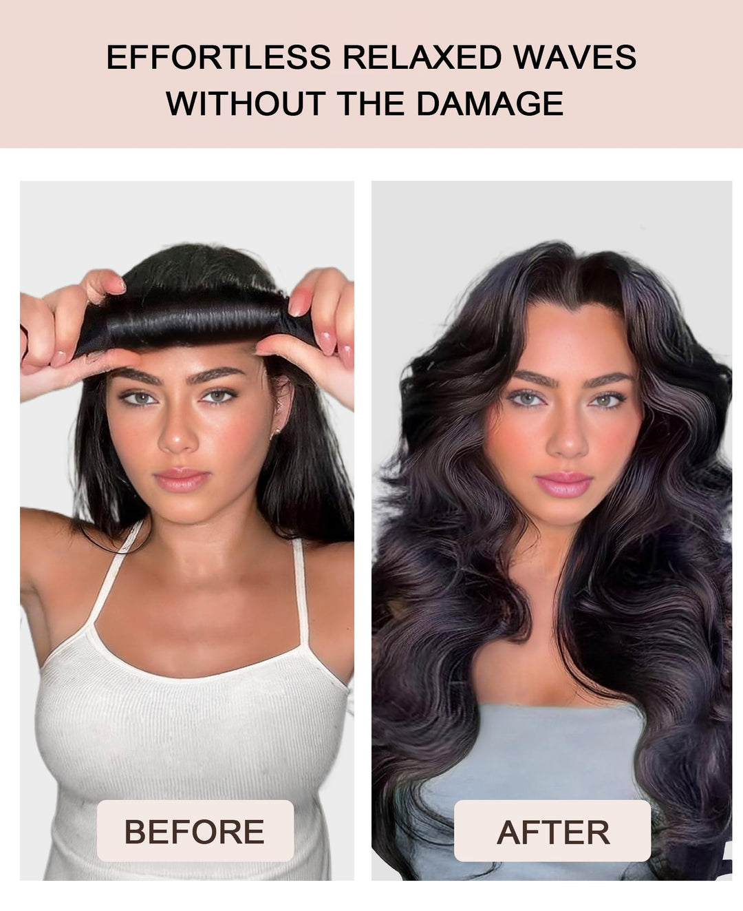 YOSHUYUKI Heatless Hair Curler to Sleep in No Heat Satin Heatless Curls Overnight Rods Curling Set Jumbo Large Foam Sponge Hair Rollers Curlers for Long Short Hair Volume Women Styling Tools Violet