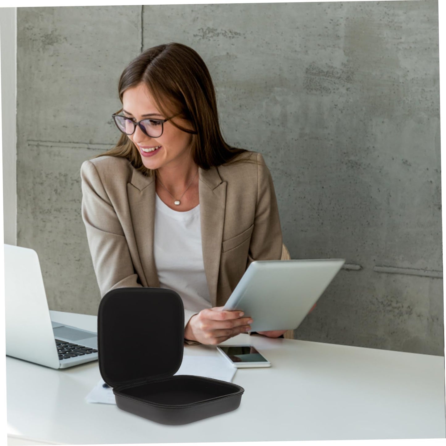 DOITOOL Mini Pc Case Protection Package Travel Case Electronics Shockproof Computer Storage Bag