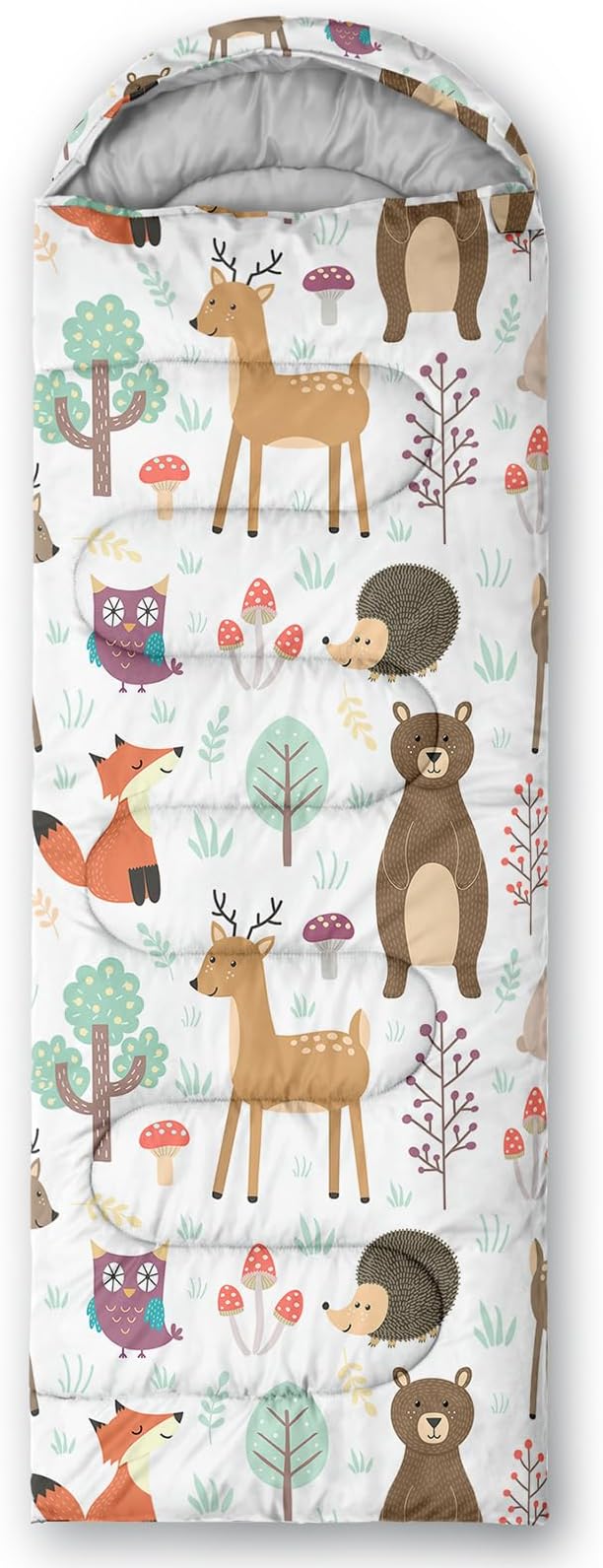 Axolotl Unicorn Sleeping Bag for Kids Boys Girls–Lightweight Warm Cold Weather Sleeping Bags,Waterproof Portable Sleeping Bag with Compression Sack for Camping Backpacking Outdoor Indoor