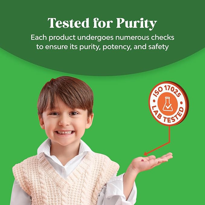 Natures Craft Organic Kids Immune Support Gummies - Vegan Organic Vitamin D Gummies for Kids with Vitamin C and Zinc for Immunity - D3 Zinc and C Gluten Free & Non GMO (120 Servings)