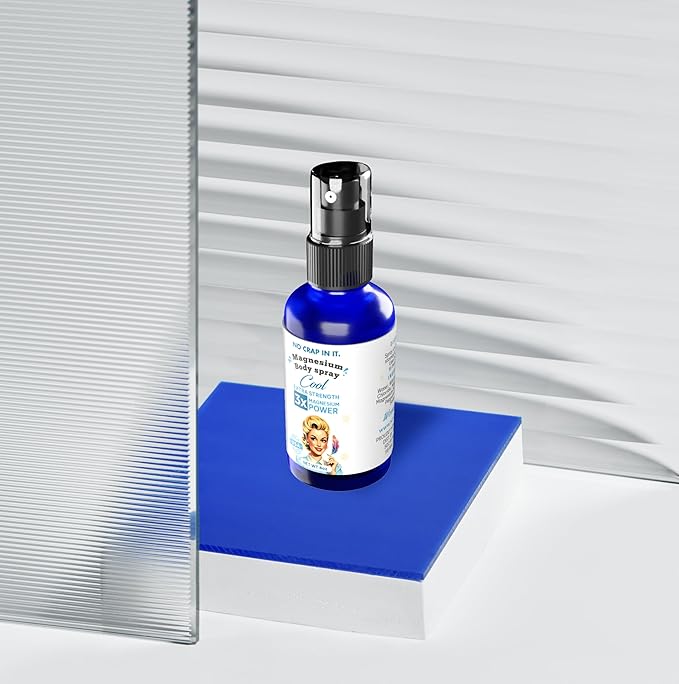 Magnesium Spray, Triple Action!- Spray Your Way to Wellness | Immediate Relief with Our Unique Magnesium Glycinate, Magnesium Citrate, Magnesium Chloride Blend Spray (Cool)