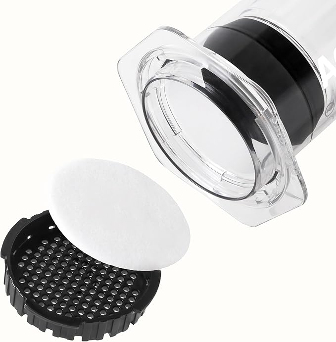 AeroPress Clear XL Coffee Press – 3 in 1 Brew Combines French Press, Pourover, Espresso, Full bodied smooth coffee without grit or bitterness, Portable Coffee Maker for Home, Office, Camping & Travel