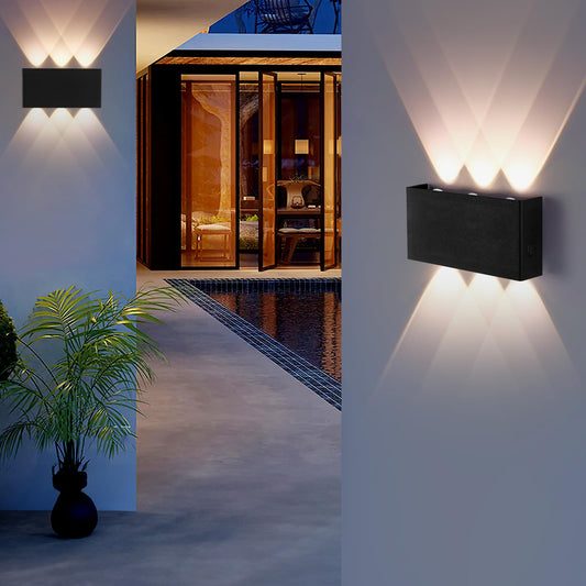 ALLOMN Dimmable LED Wall Lamp Indoor, Magnetic LED Wall Light with Warm/Natural/White Light, Touch Adjustable Brightness Wall Sconce with Remote Control for Bedroom Living Room Corridor Stair