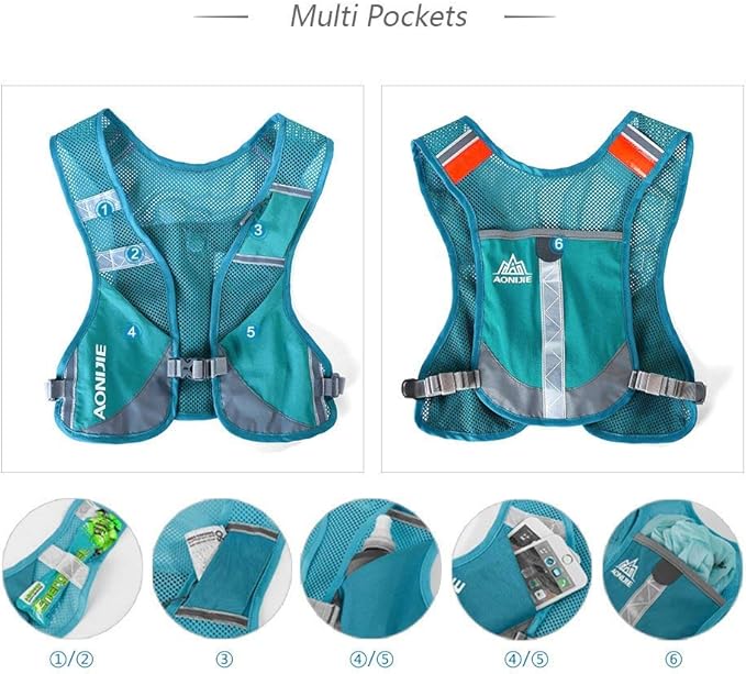 AONIJIE Marathon Running Vest Pack Water Hydration Backpack Outdoor Sport Bag Cycling Camping Climbing Rucksack