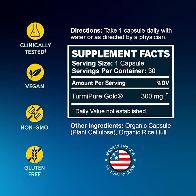BioEmblem Turmeric Curcumin with Clinically Studied TurmiPure and Joint Support