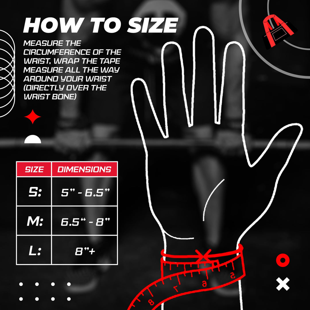 JerkFit Death Grips, Lifting Straps for Deadlifts, Pull Ups, and Heavy Shrugs, with Padded Support, Palm Protection & Increased Grip for Heavy Pull Lifts (Medium)