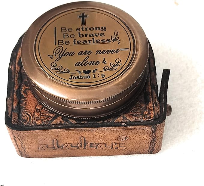 Inspirational Gift Compass - God My Lord Guide Me - Uplifting Baptism Gift, Graduation Gift, Birthday, Confirmation Gift for Men Women Boys Girls Teenage Kids