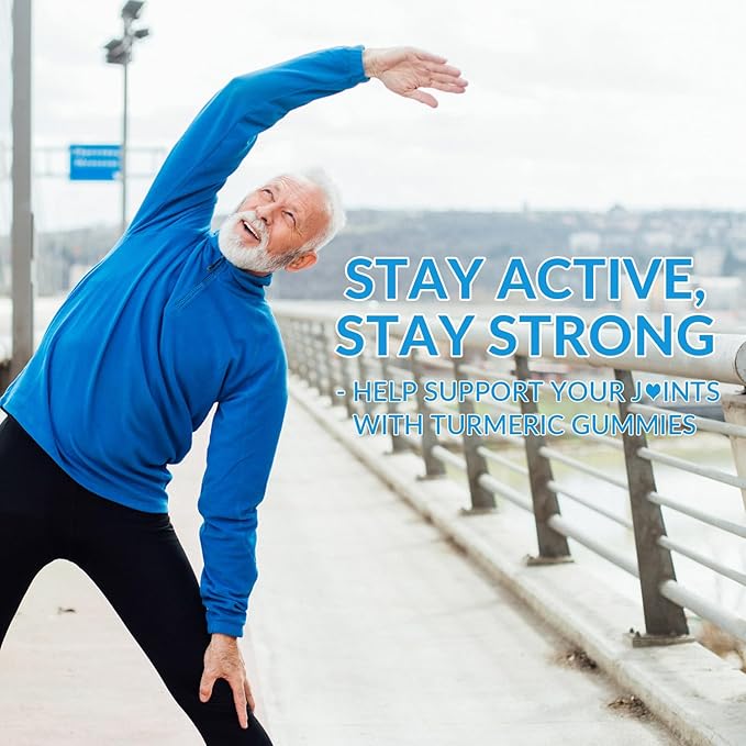 Turmeric Ginger Gummies with Omega 3, Turmeric Curcumin Supplement with Black Pepper,Vitamin D3 & K2 for Women & Men