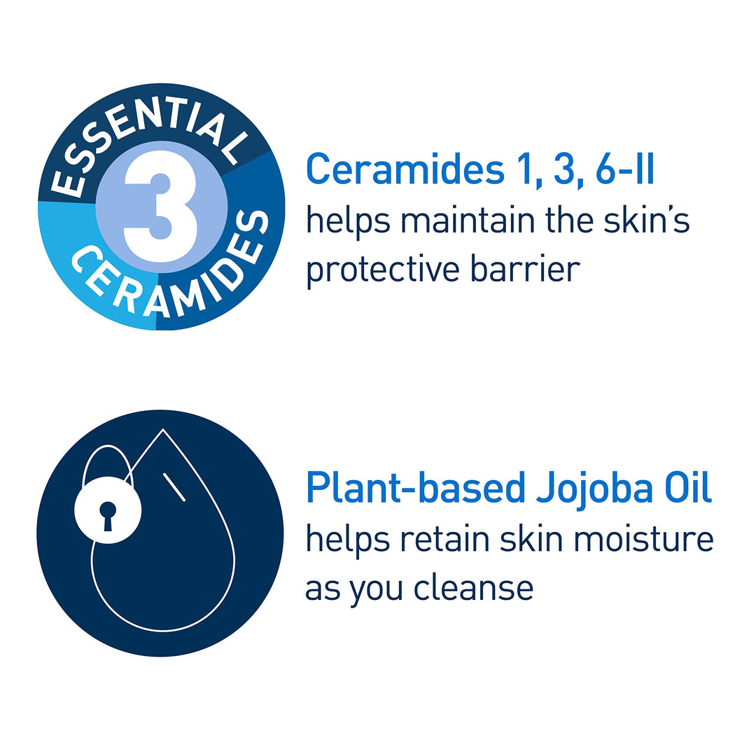 CeraVe Cleansing Balm Makeup Remover, Waterproof Makeup Remover With Ceramides & Plant-Based Jojoba Oil To Nourish & Hydrate, Non-Comedogenic & Fragrance Free, 1.3 Oz