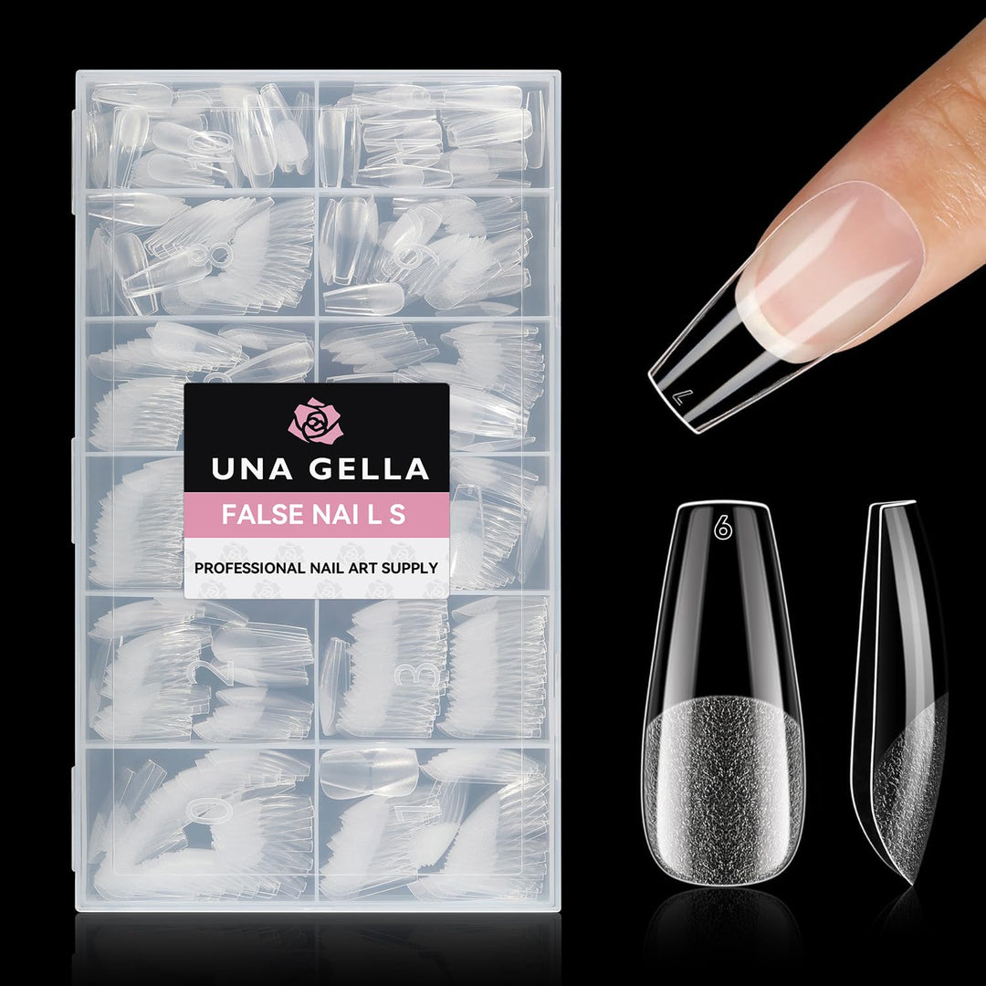 504Pcs Matte Soft Gel Toe Nail Tips | Full Cover for DIY Nail Extensions