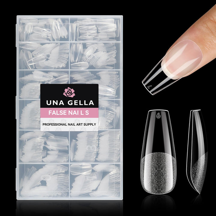 504Pcs Matte Soft Gel Toe Nail Tips | Full Cover for DIY Nail Extensions