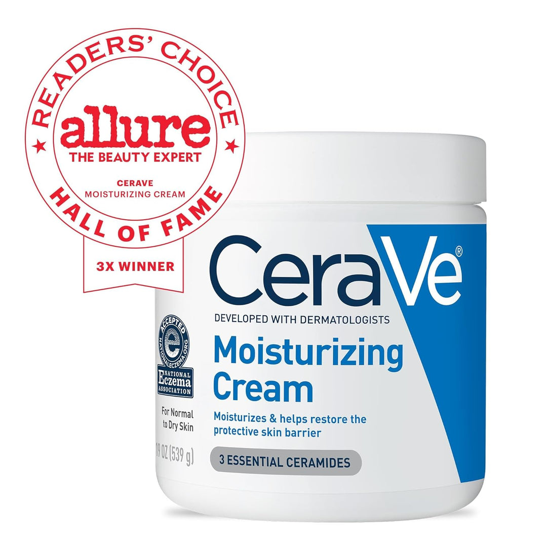 CeraVe Moisturizing Cream | Face & Body Moisturizer for Normal to Dry Skin - 8 Fl Oz