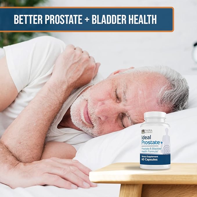 Advanced Men's Prostate Support by Ideal Prostate Plus with Saw Palmetto, Lycopene and More for Natural Relief