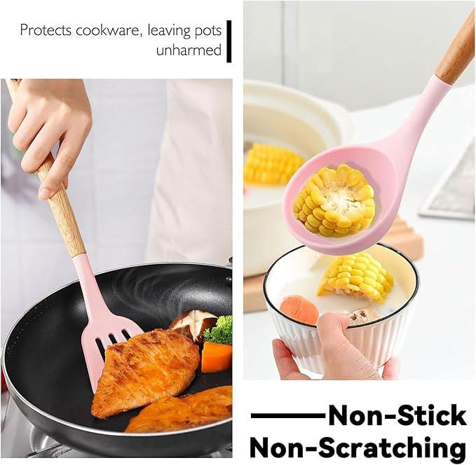 12PCS Camping Accessories Kitchen Cooking Utensils Set - Portable Outdoor Camp Cookware Set, Silicone Camper Essentials Gear Must Have Supplies for Travel RV BBQ Grill Picnic Hiking