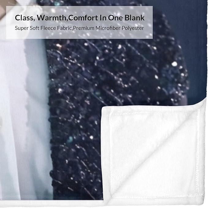 Blanket 40"X50" Soft and Comfortable Warm Fleece Throw Full Picture of Idol Group Blankets