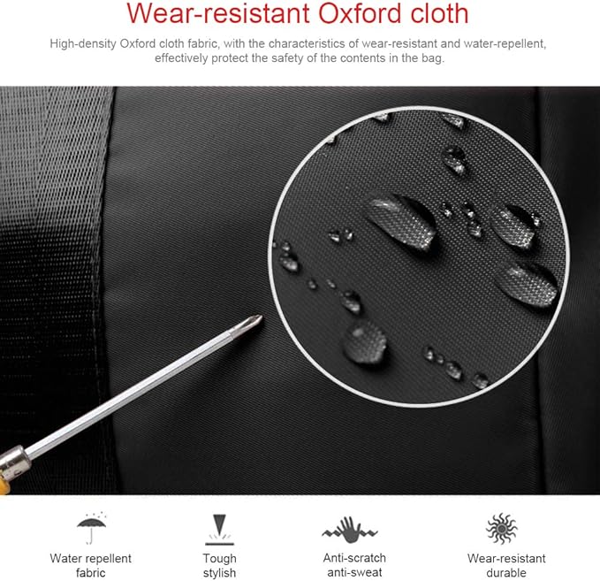 Blackwheel Sports Gym Bag With Shoe Bag Wet Bag Duffle Bag Waterproof Travel Bag for Women Men Black 29L