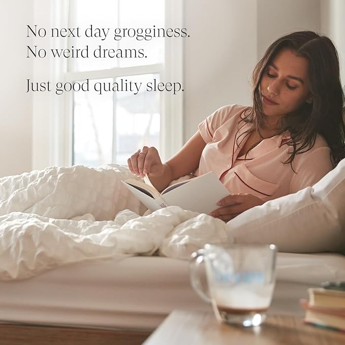 Beam Dream Sleep Powder, Sleep Aid, Sleep Aids for Adults, Contains Magnesium, Melatonin, L Theanine, Apigenin, Natural Sleep Supplement, Vegan, Non GMO, 3rd Party Tested, 5 Servings, Sea Salt Caramel