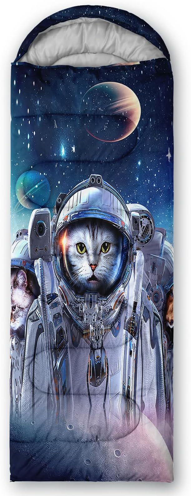 AILONEN Boys Sports Camping Sleeping Bags,Lightweight & Waterproof,3 Season Warm & Cool Weather,Black Player Basketball Sleeping Bags for Kids Adults,Travelling,Outdoors