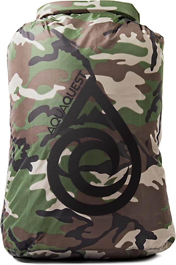 AquaQuest Rogue Dry Bags - 100% Waterproof - 10, 20, 30, 60, 100 L - Camo or Olive Drab