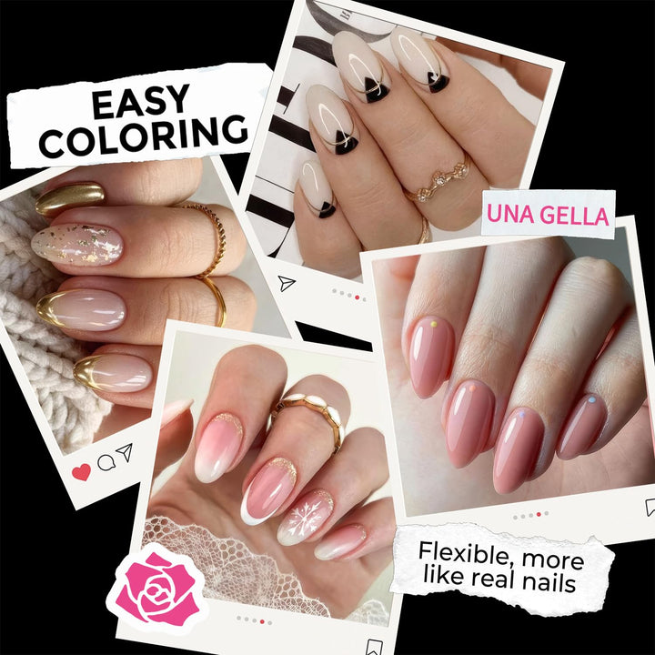 XXL Square Gel Nail Tips | 120 PCS Extra Long | No C Curve | DIY Home Use