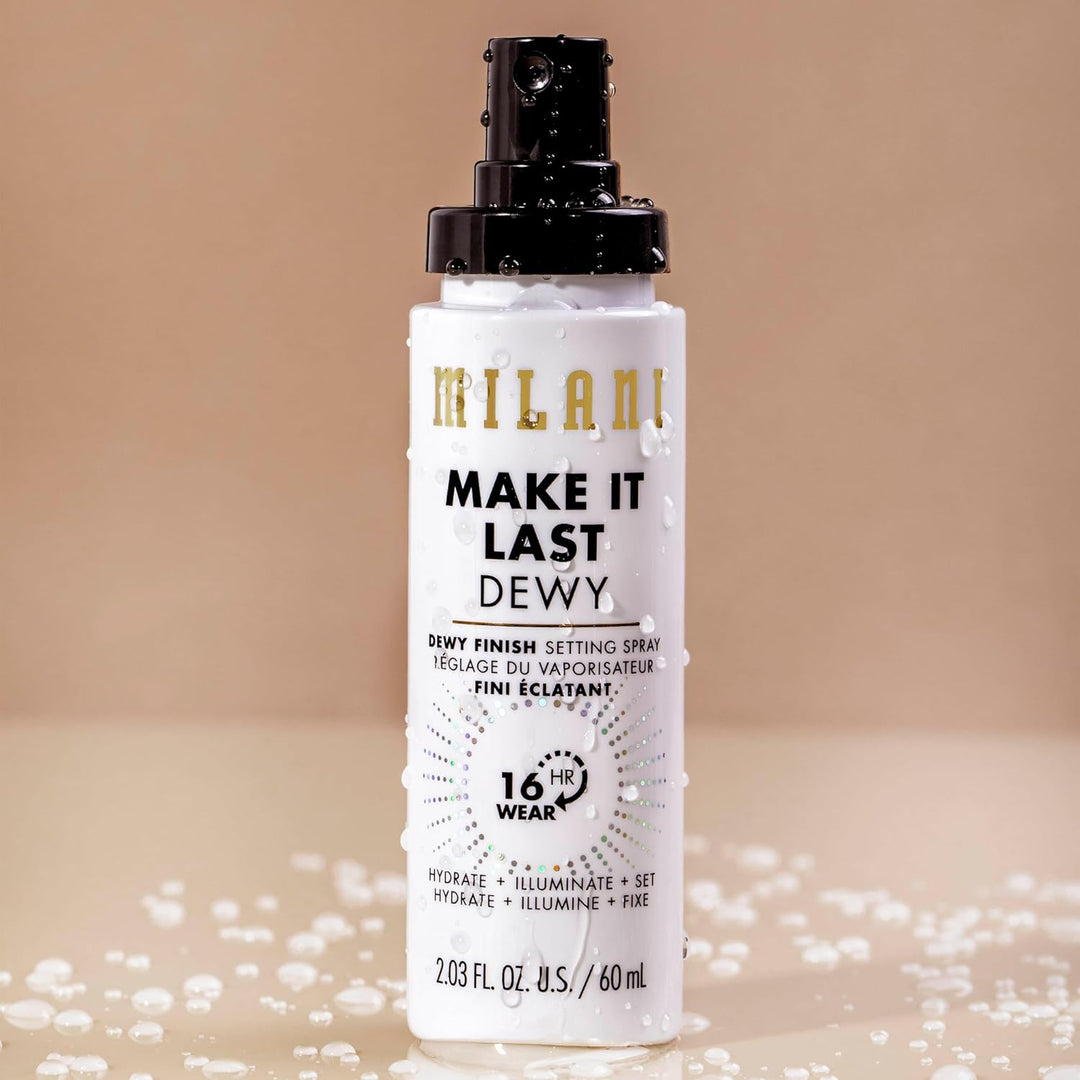 Milani Make It Dewy Setting Spray | 3-in-1 Hydrating & Illuminating Formula
