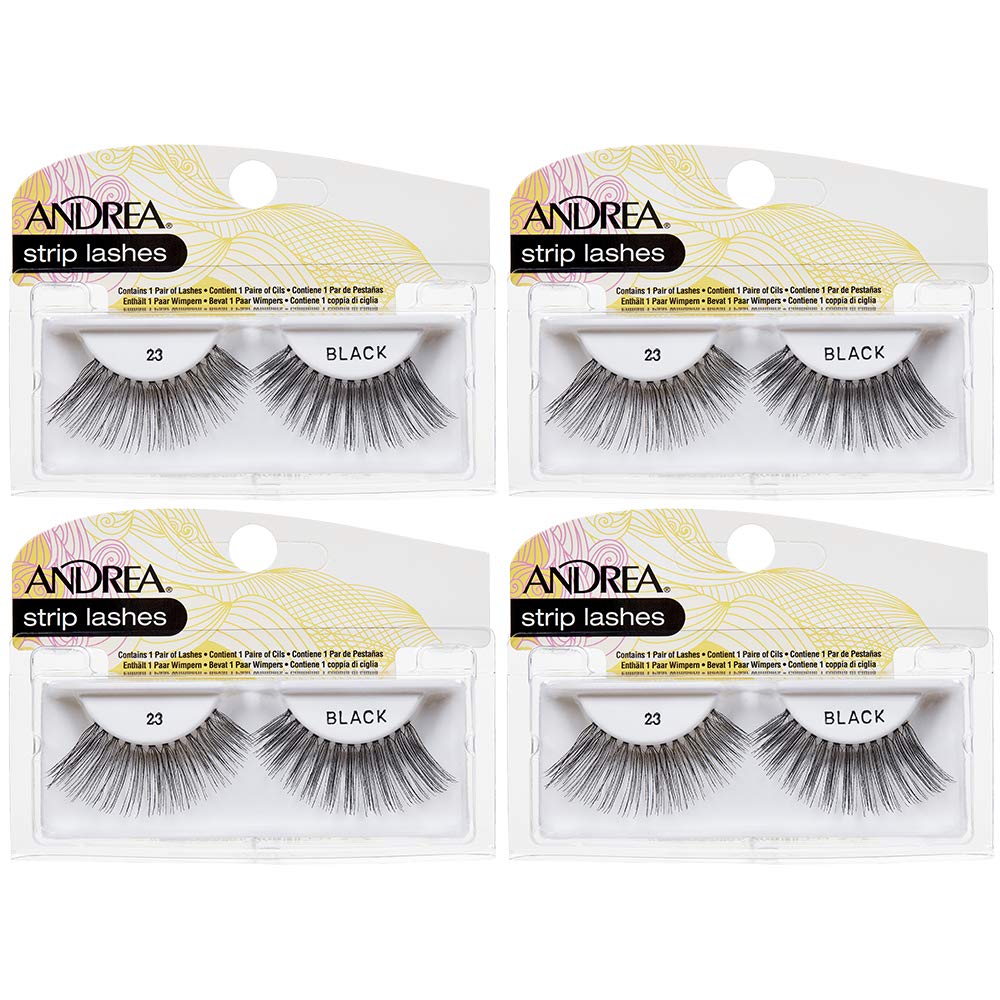 Andrea False Lashes Style 23 - Black 4 pairs