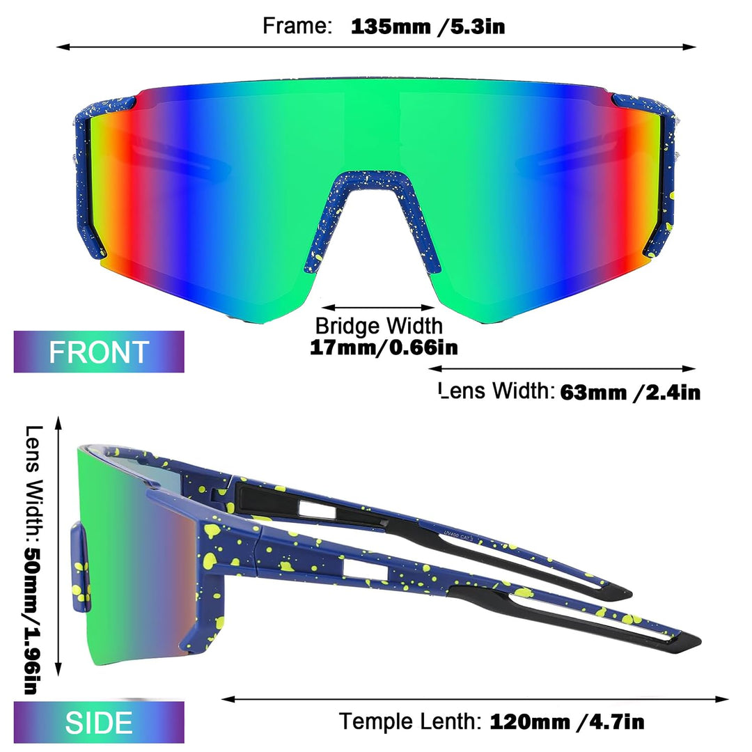 Youth Baseball Sunglasses For Boys Girls,UV400 Kids Sports Sunglasses,Cycling glasse Running Golf