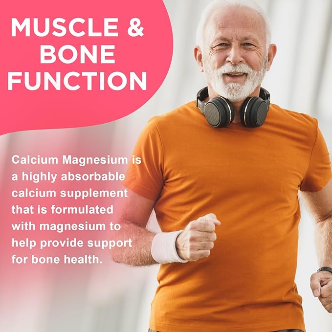 Calcium Magnesium Zinc Gummies with Vitamin D3, Sugar Free Calcium Gummies for Women Men, High Potency Magnesium Gummies for Bone & Muscle & Immune Health, Raspberry Flavor - 60 Count