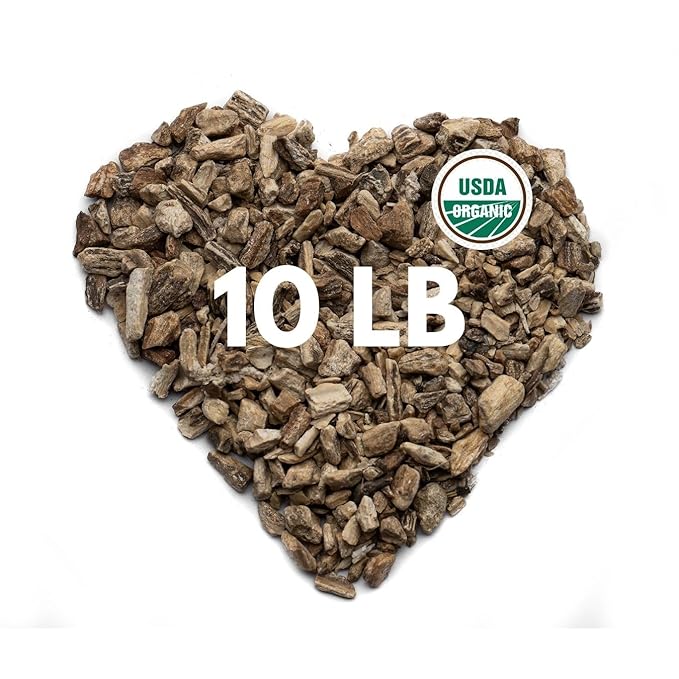 Super Value Pack 10 LB - Organic Burdock Root Tea - Digestion, Liver Support, Fluid Balance - Healthy Skin