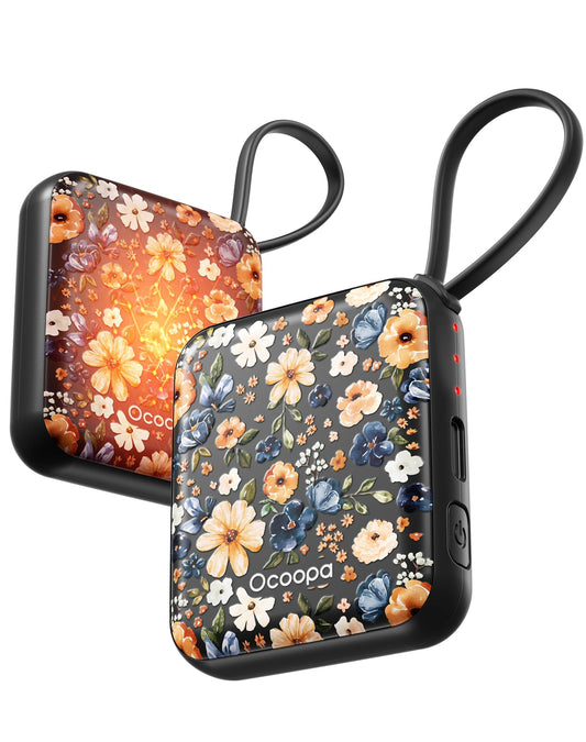 OCOOPA Hand Warmers Rechargeable 2 Pack, 7Hrs*2 Long Heat, 0.6" Ultra Slim Fits Pocket Gloves, 3 Heat Levels, UL Certified Electric Handwarmer, Gifts for Christmas,Winter Essential,UT5 Nano