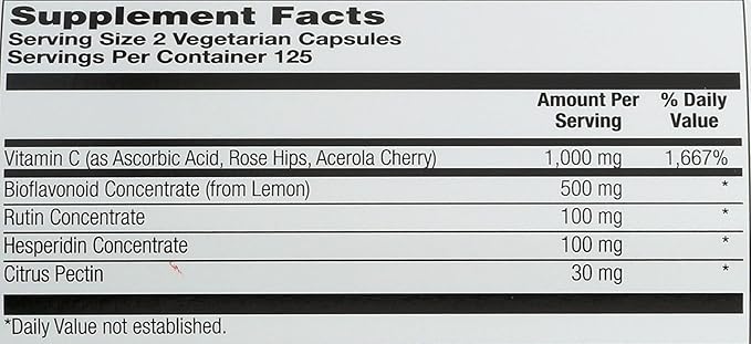 Solaray, Tstr Super Bio C - Buffered, 250 Count