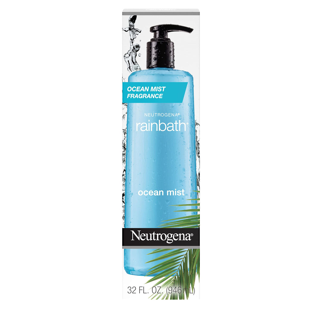 Neutrogena Rainbath Replenishing And Cleansing Shower And Bath Gel, Moisturizing Daily Body Wash Cleanser And Shaving Gel With C